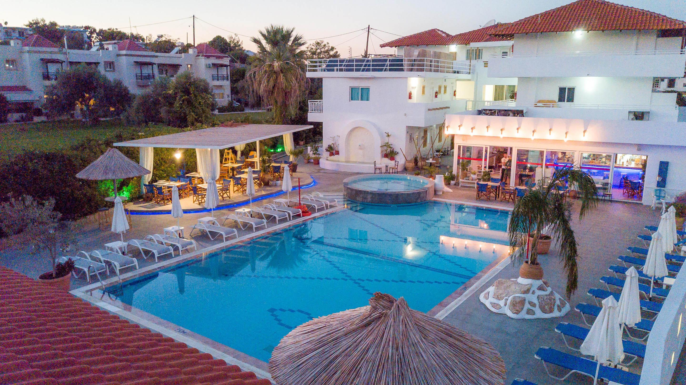 Tinas Plus Hotel Faliraki Exterior foto